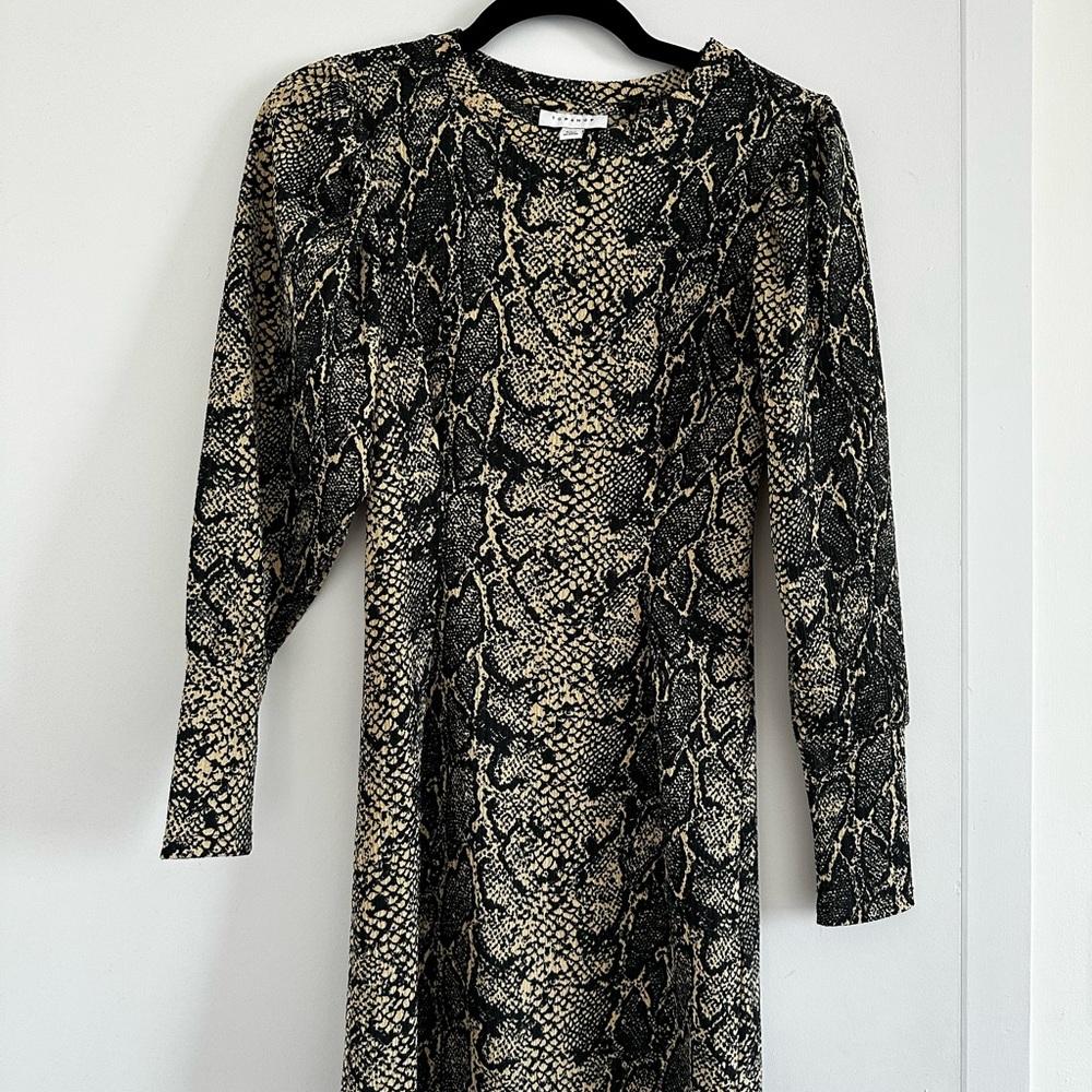 Animal print dress